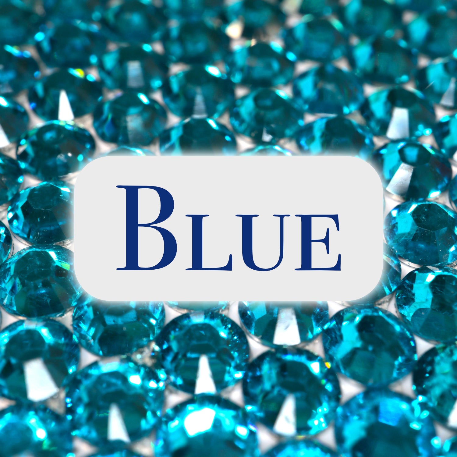Blue Resin Rhinestones for Crafts & Tumblers | Peach’s Rhinestones ...