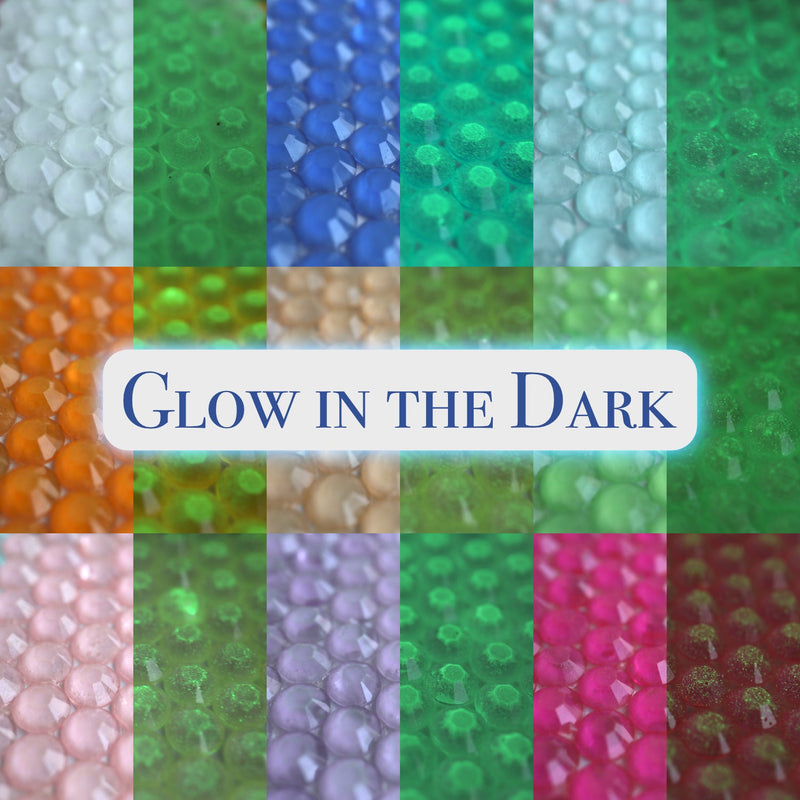 Glow in the Dark Resin Rhinestones