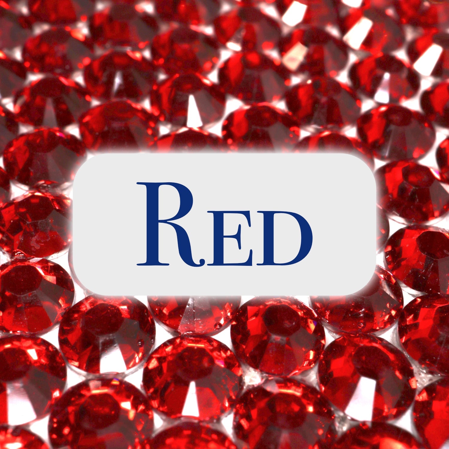 Red Resin Rhinestones for Crafts & DIY Bling | Peach’s Rhinestones ...