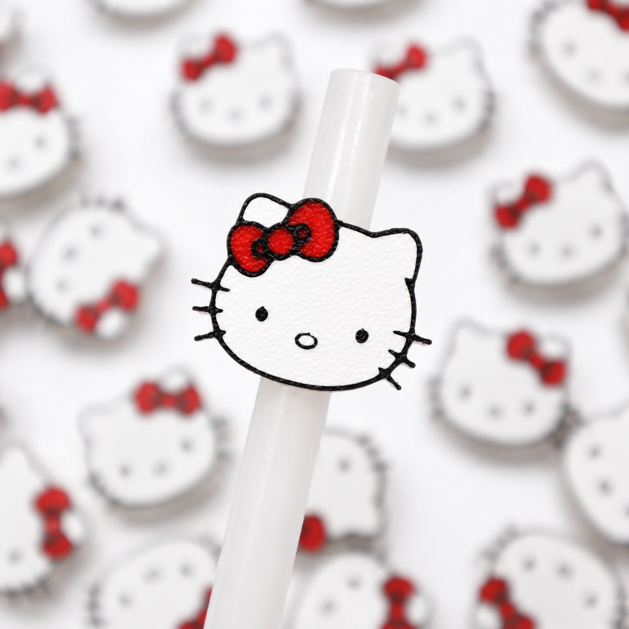 Hola Kitty Straw Topper – Fits Up to 10mm Straws & Pencils