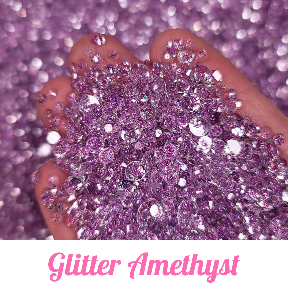 Glitter Resin Rhinestone Scoops