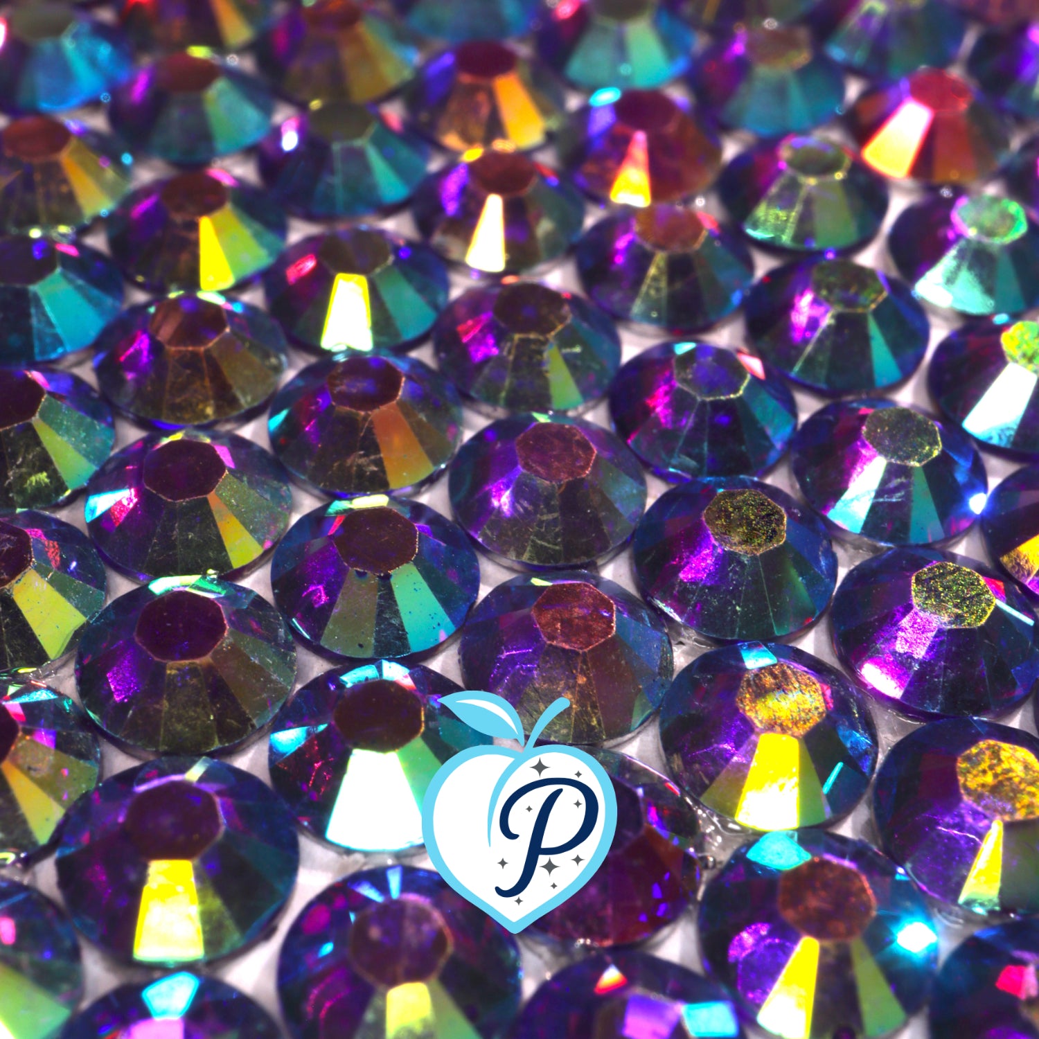 Classic Amethyst AB Resin Rhinestones – Sizes 2mm, 3mm, 4mm & 5mm – Flatback Craft Crystals – Ideal for Tumblers & DIY