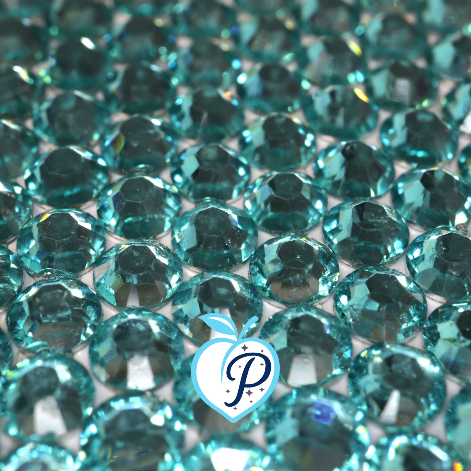 Classic Aquamarine Resin Rhinestones – Sizes 2mm, 3mm, 4mm & 5mm – Flatback Craft Crystals – Ideal for Tumblers & DIY