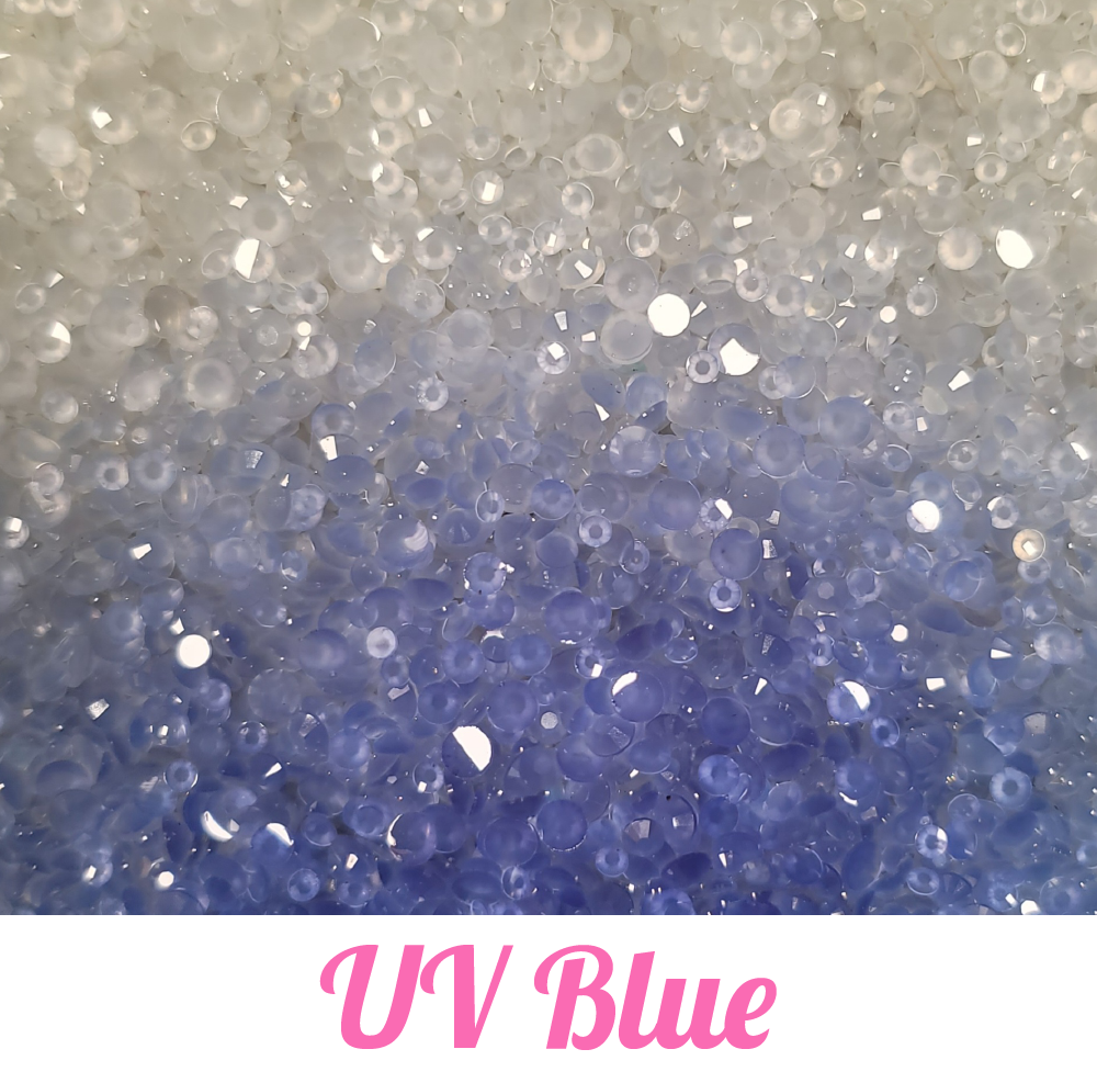 UV Color Changing Resin Rhinestone Scoops for DIY