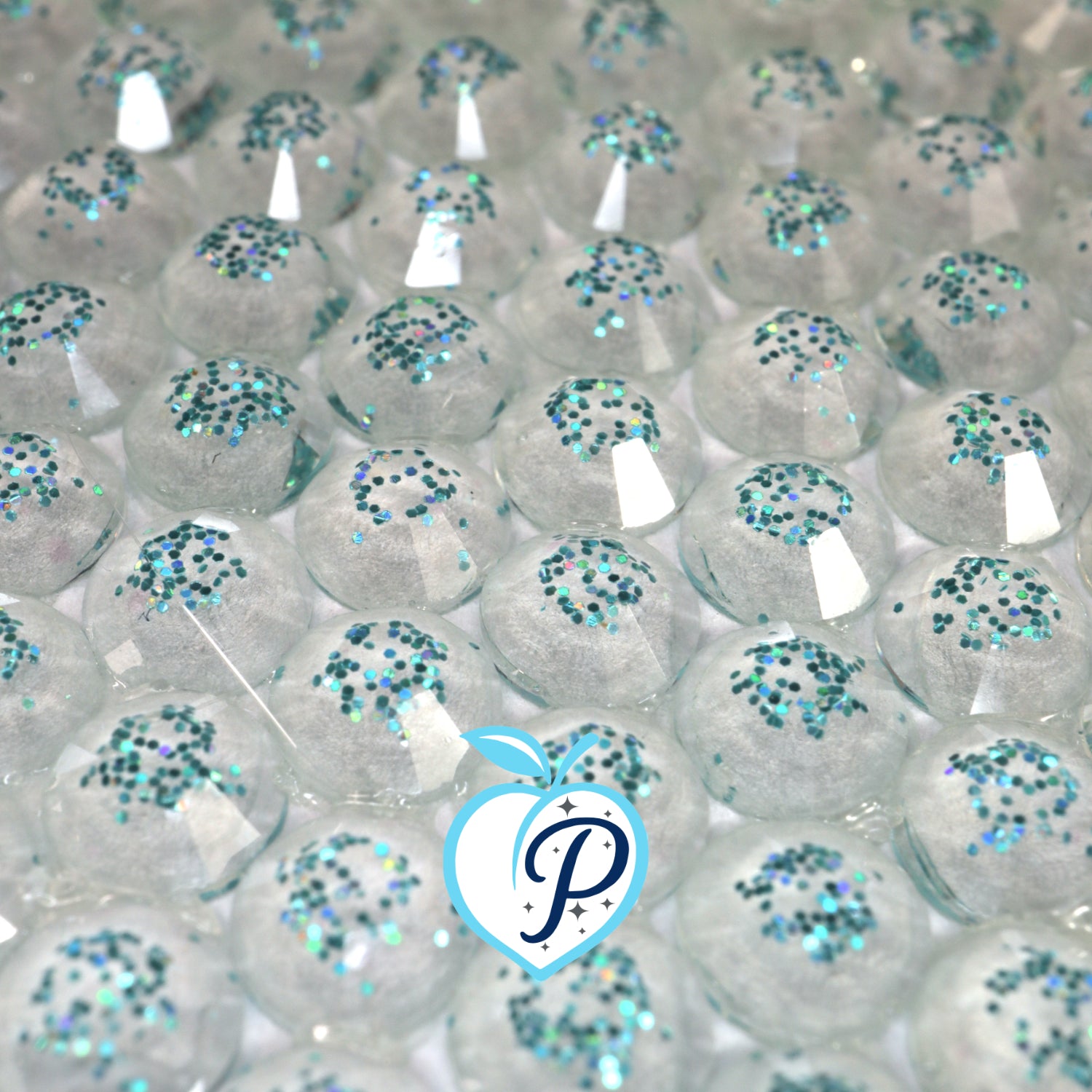 Glitter Blue Zircon Resin Rhinestones – Sizes 3mm, 4mm & 5mm – Flatback Craft Crystals – Ideal for Tumblers & DIY