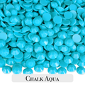 Opaque Chalk Aqua Resin Rhinestones – Sizes 3mm, 4mm & 5mm – Flatback Craft Crystals – Ideal for Tumblers & DIY