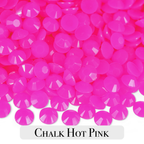 Mix Size Opaque Chalk Rhinestones