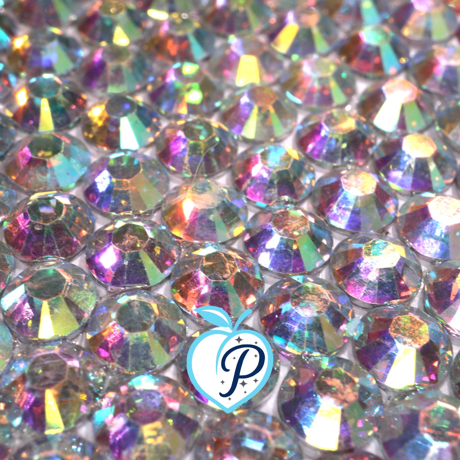 Classic Crystal AB Resin Rhinestones – Sizes 2mm, 3mm, 4mm & 5mm – Flatback Craft Crystals – Ideal for Tumblers & DIY