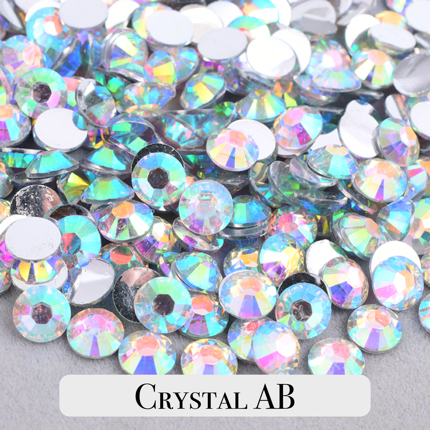Mix Size Silverback AB Resin Rhinestones
