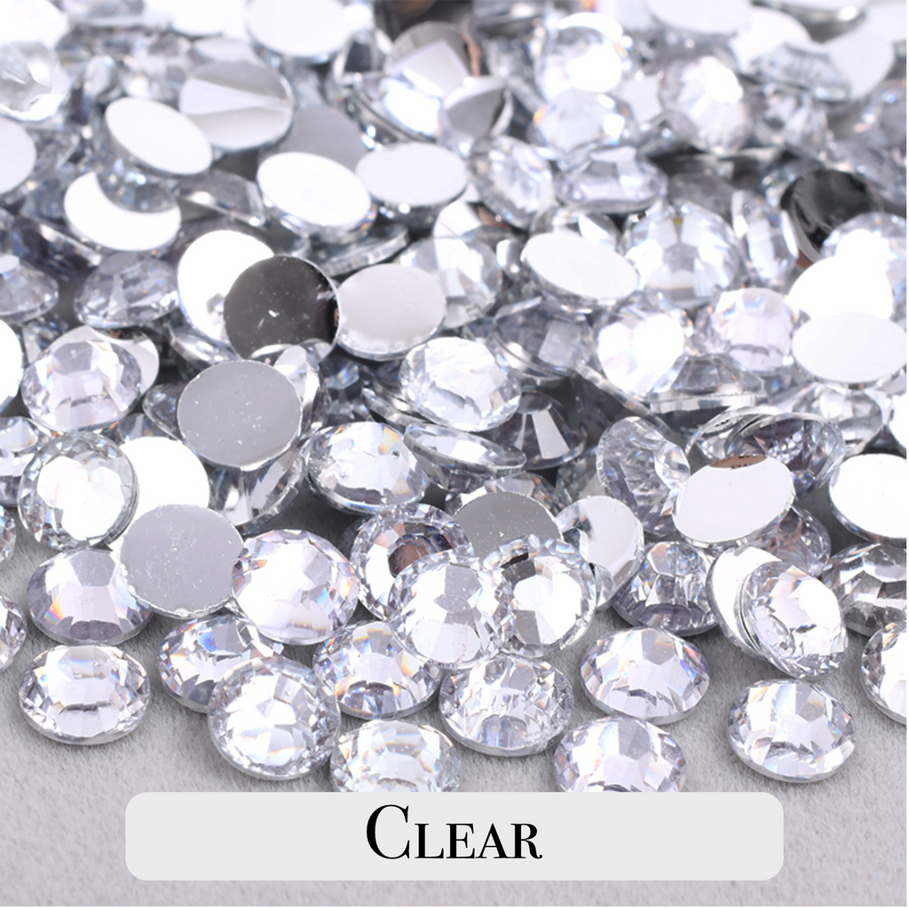 Mix Size Silverback Classic Resin Rhinestones