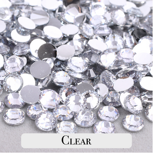 Classic Clear Resin Rhinestones – Sizes 2mm, 3mm, 4mm & 5mm – Flatback Craft Crystals – Ideal for Tumblers & DIY