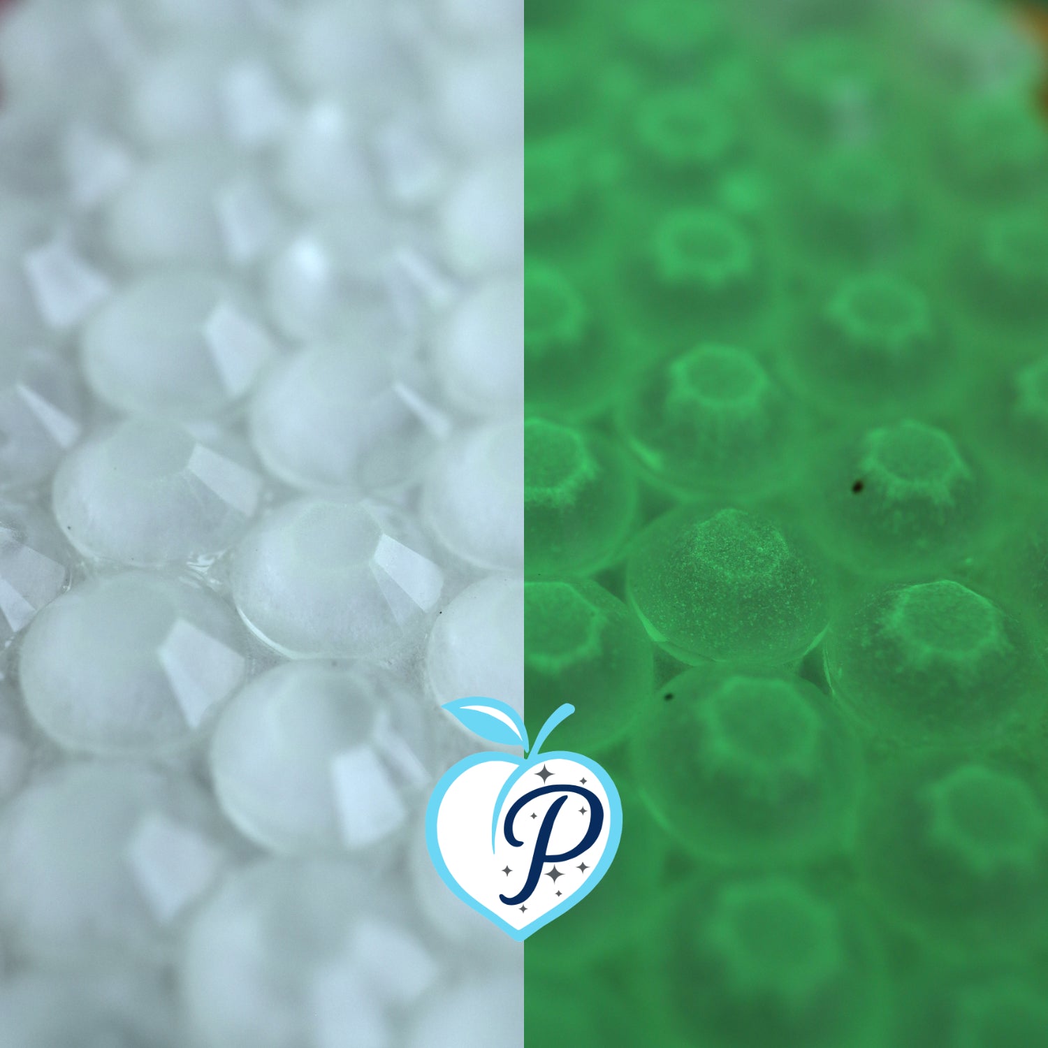 Glow in the dark Clear Resin Rhinestones – Sizes  3mm, 4mm & 5mm – Flatback Craft Crystals – Ideal for Tumblers & DIY