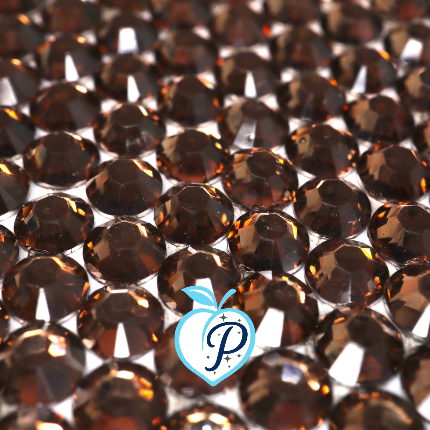 Classic Coffee Resin Rhinestones – Sizes 2mm, 3mm, 4mm & 5mm – Flatback Craft Crystals – Ideal for Tumblers & DIY