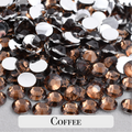 Classic Coffee Resin Rhinestones – Sizes 2mm, 3mm, 4mm & 5mm – Flatback Craft Crystals – Ideal for Tumblers & DIY