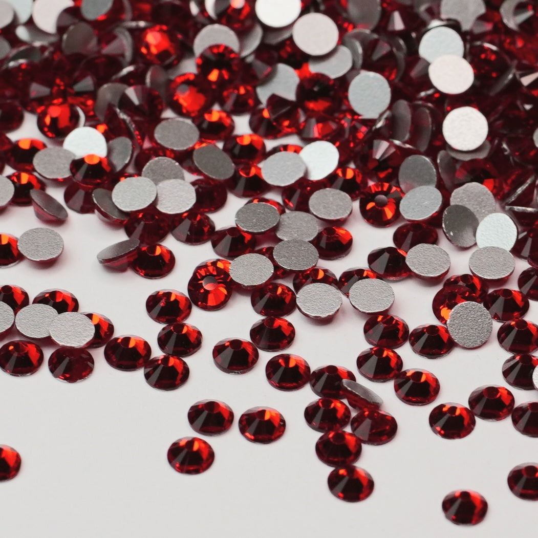 Siam Red Glass Rhinestones
