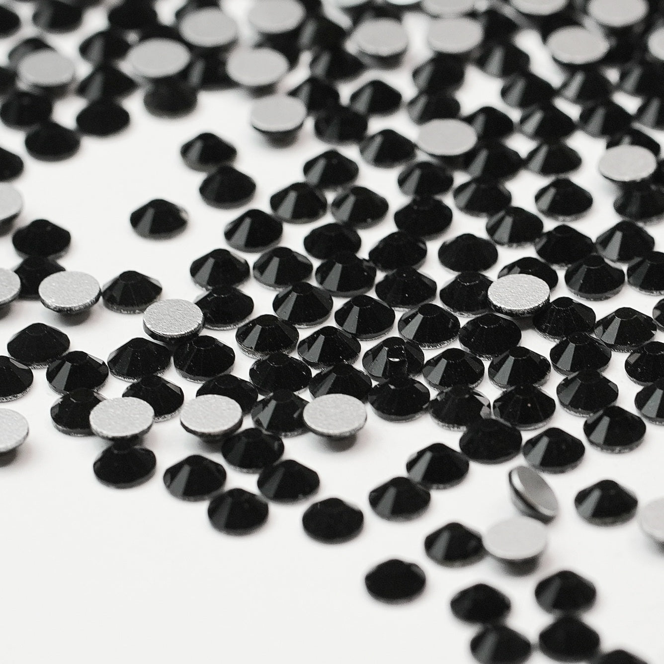 Onyx Black Glass Rhinestones