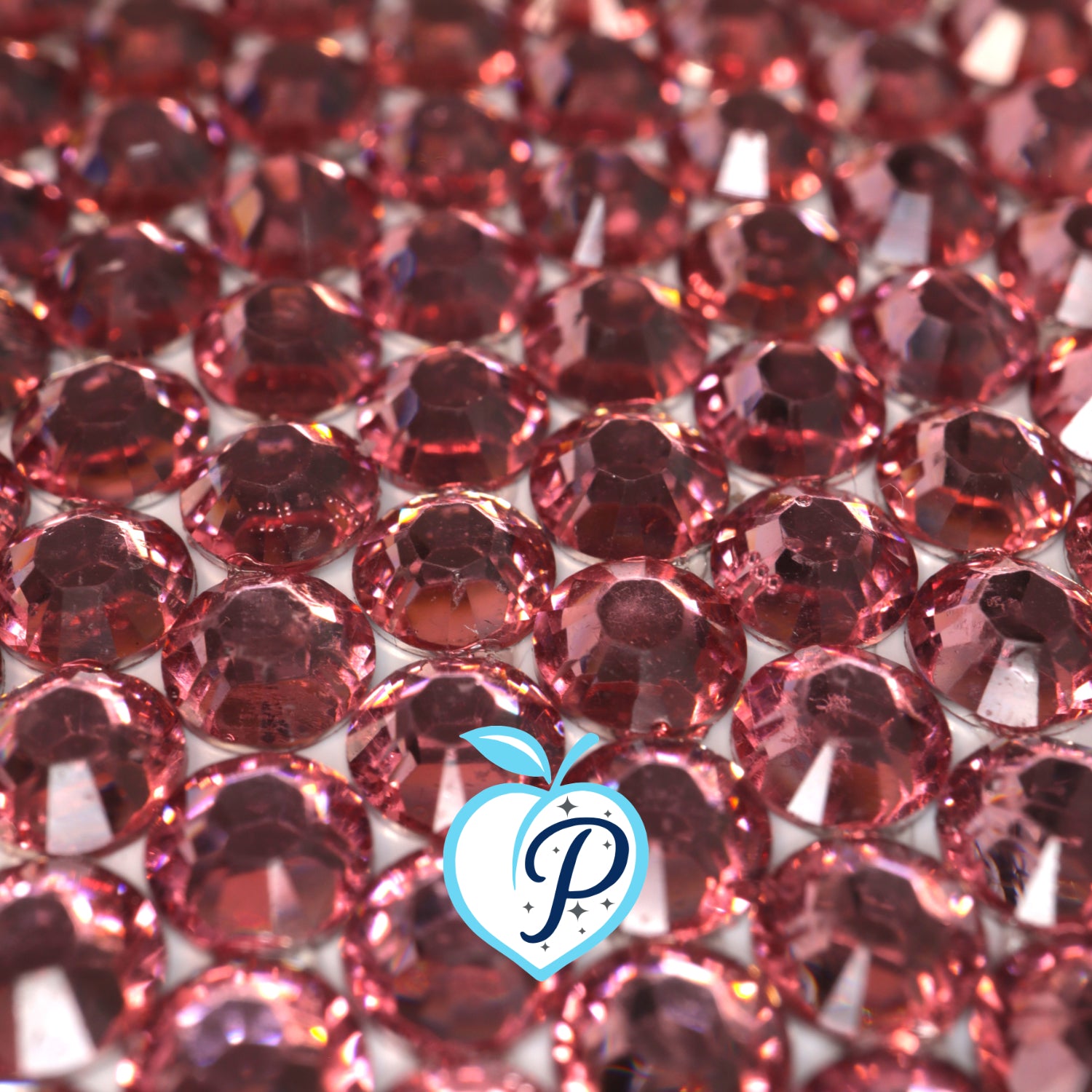 Classic Dark Pink Resin Rhinestones – Sizes 2mm, 3mm, 4mm & 5mm – Flatback Craft Crystals – Ideal for Tumblers & DIY