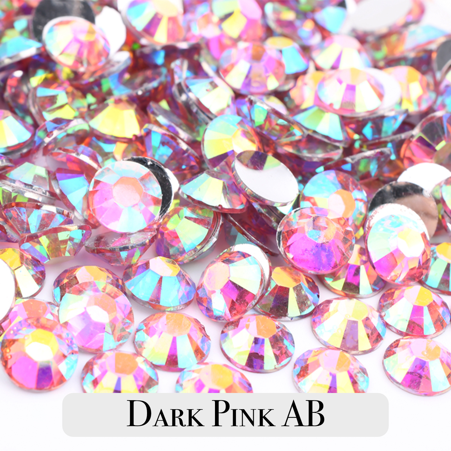 Mix Size Silverback AB Resin Rhinestones