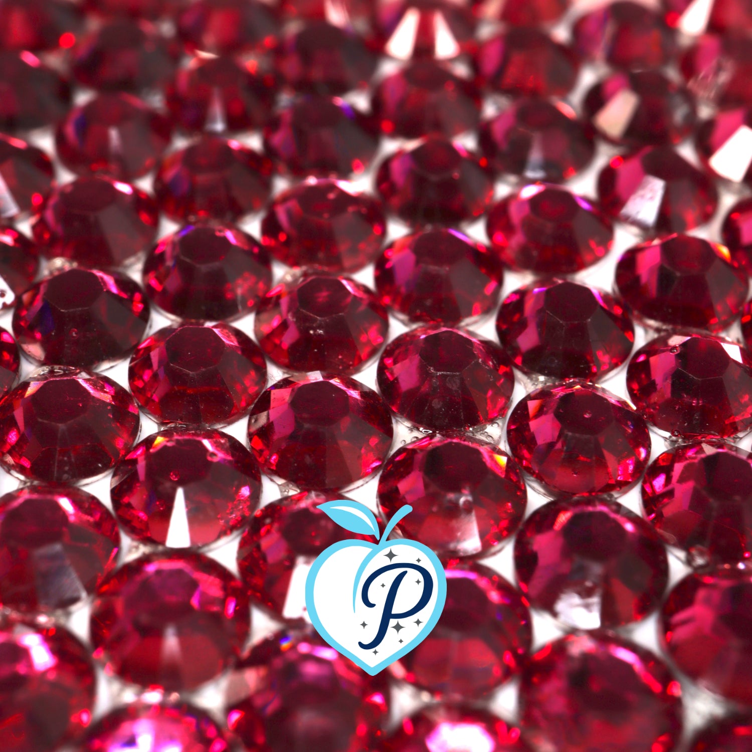 Classic Dark Rose Resin Rhinestones – Sizes 2mm, 3mm, 4mm & 5mm – Flatback Craft Crystals – Ideal for Tumblers & DIY