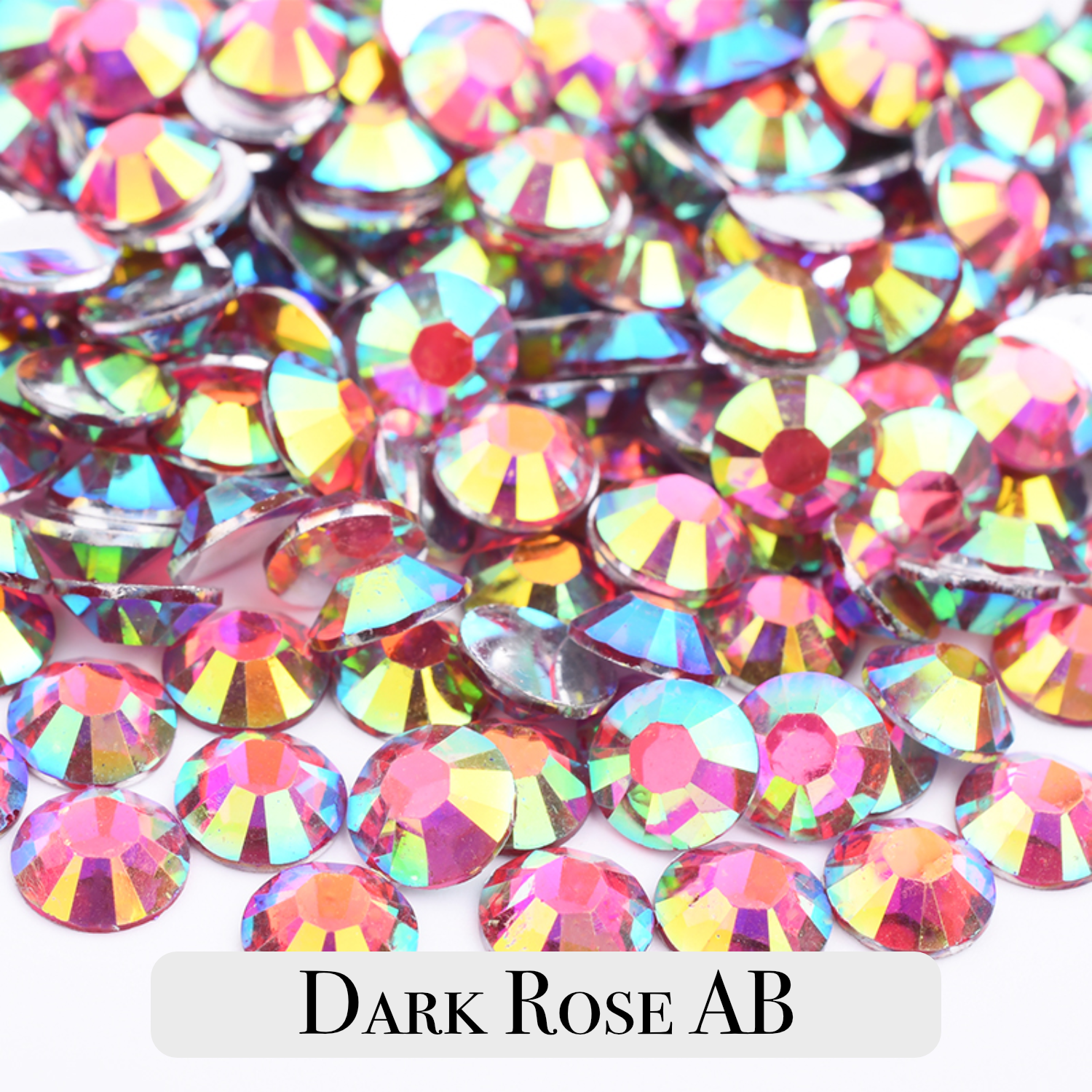 Mix Size Silverback AB Resin Rhinestones