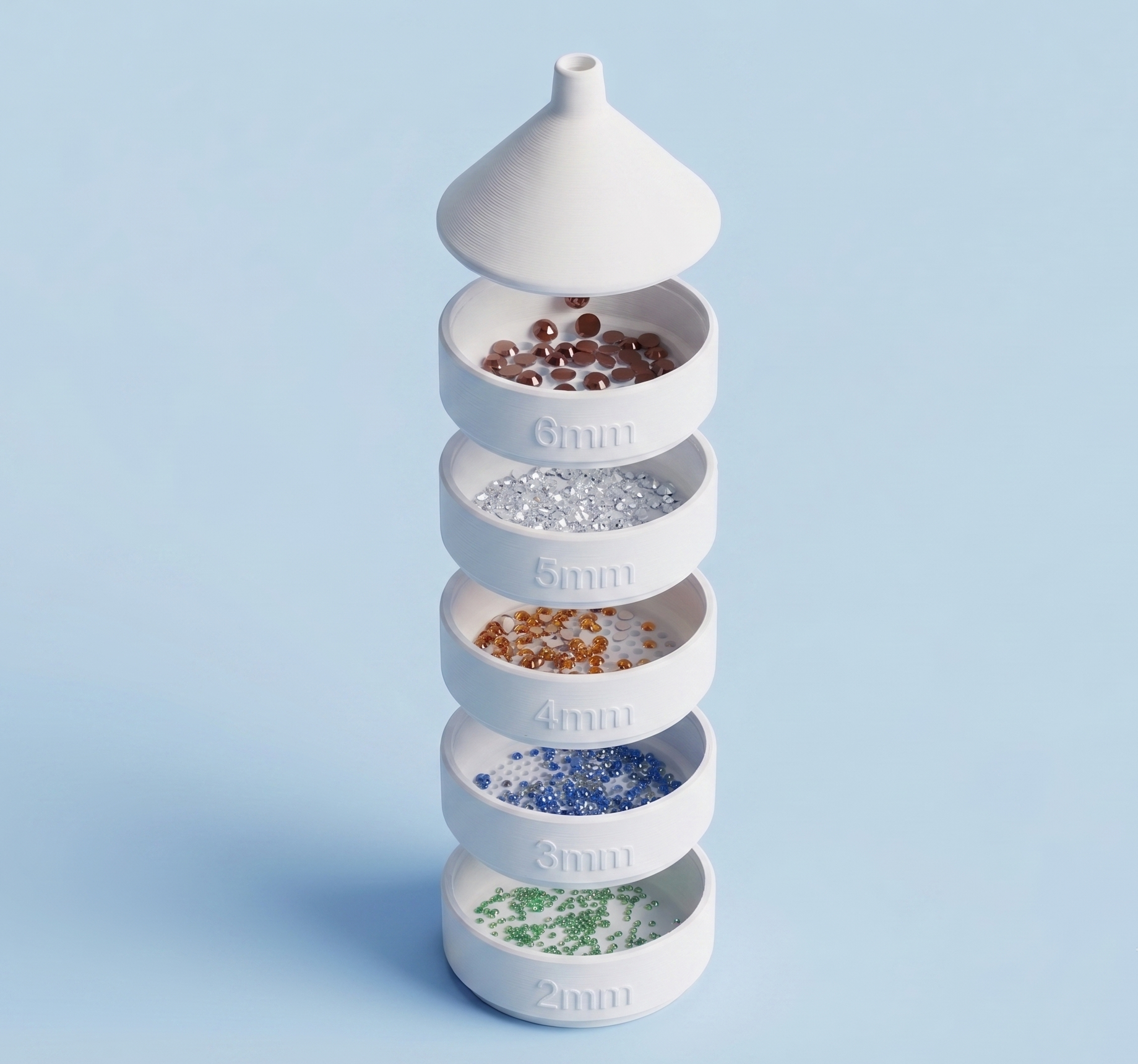 Resin Rhinestone Size Sorter Tower