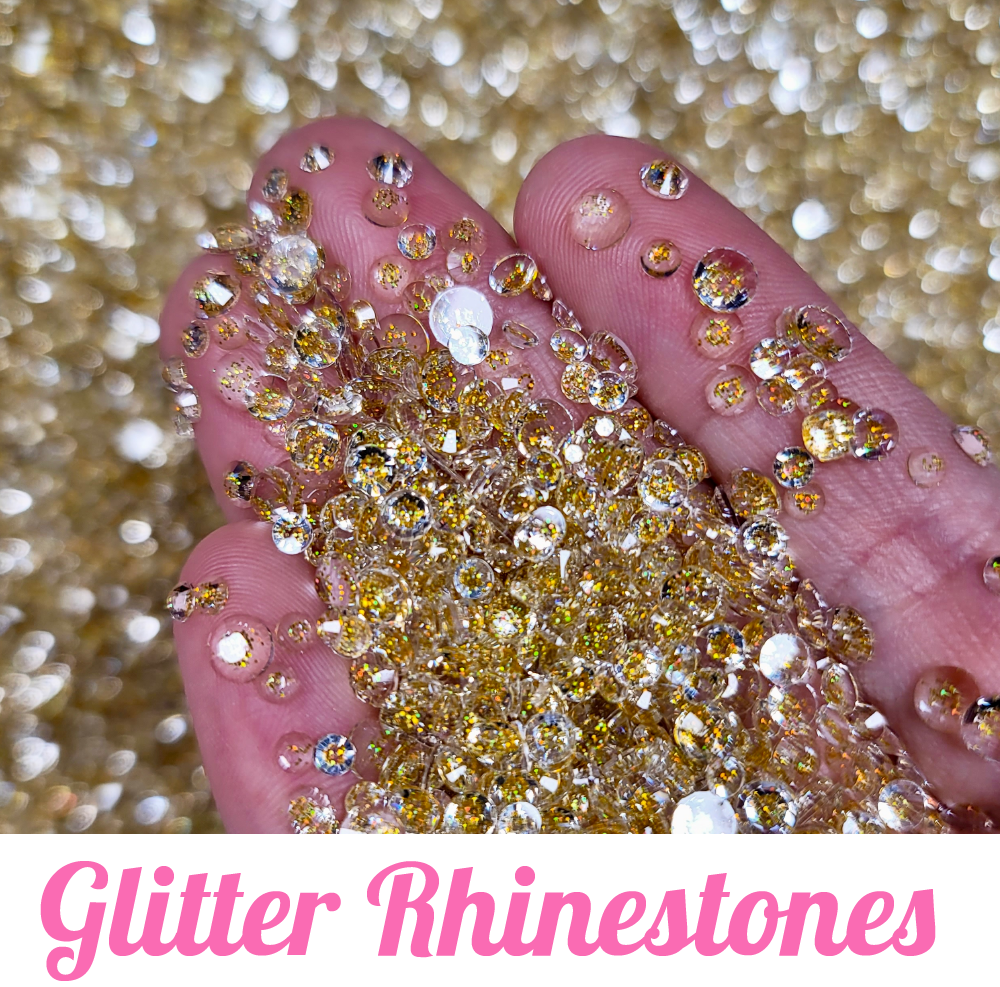 Glitter Resin Rhinestone Scoops