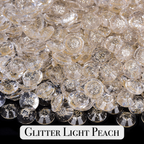 Glitter Rhinestone Scoops for DIY – Mix of 3mm, 4mm & 5mm