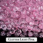 Glitter Rhinestone Scoops for DIY – Mix of 3mm, 4mm & 5mm