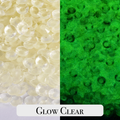 Mix Size Glow in the Dark Resin Rhinestones