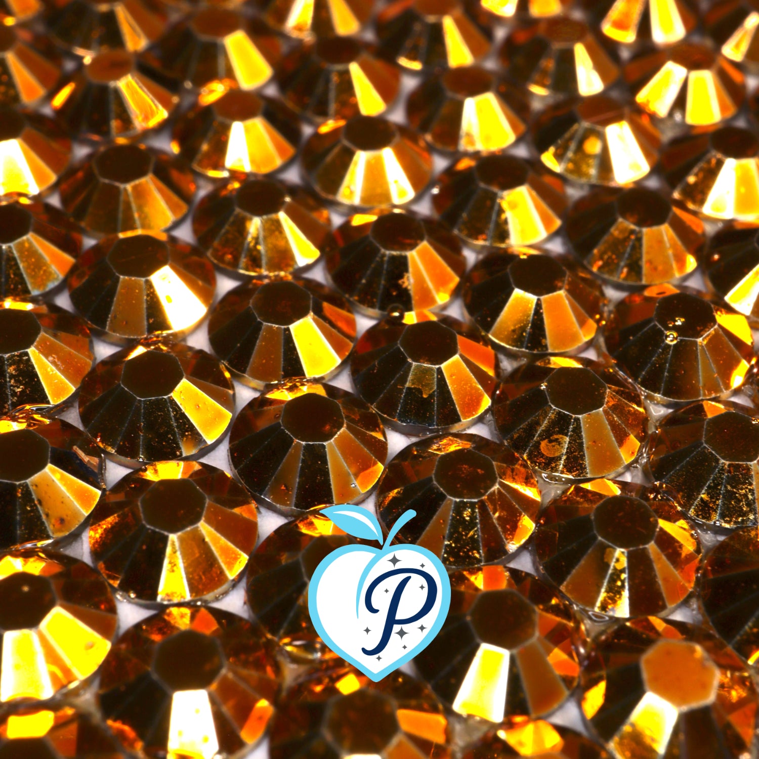 Metallic Gold Resin Rhinestones – Sizes 2mm, 3mm, 4mm & 5mm – Flatback Craft Crystals – Ideal for Tumblers & DIY