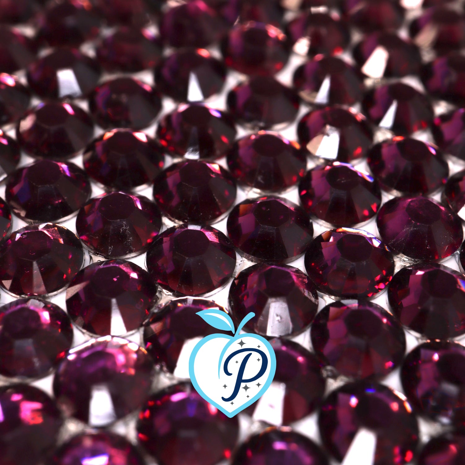 Classic Grape Purple Resin Rhinestones – Sizes 2mm, 3mm, 4mm & 5mm – Flatback Craft Crystals – Ideal for Tumblers & DIY