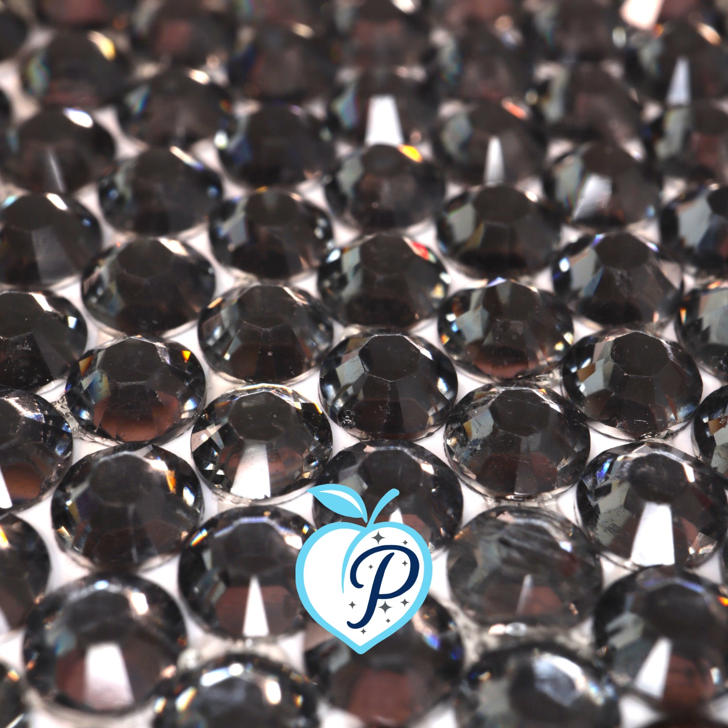 Classic Gray Resin Rhinestones – Sizes 2mm, 3mm, 4mm & 5mm – Flatback Craft Crystals – Ideal for Tumblers & DIY