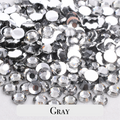 Classic Gray Resin Rhinestones – Sizes 2mm, 3mm, 4mm & 5mm – Flatback Craft Crystals – Ideal for Tumblers & DIY