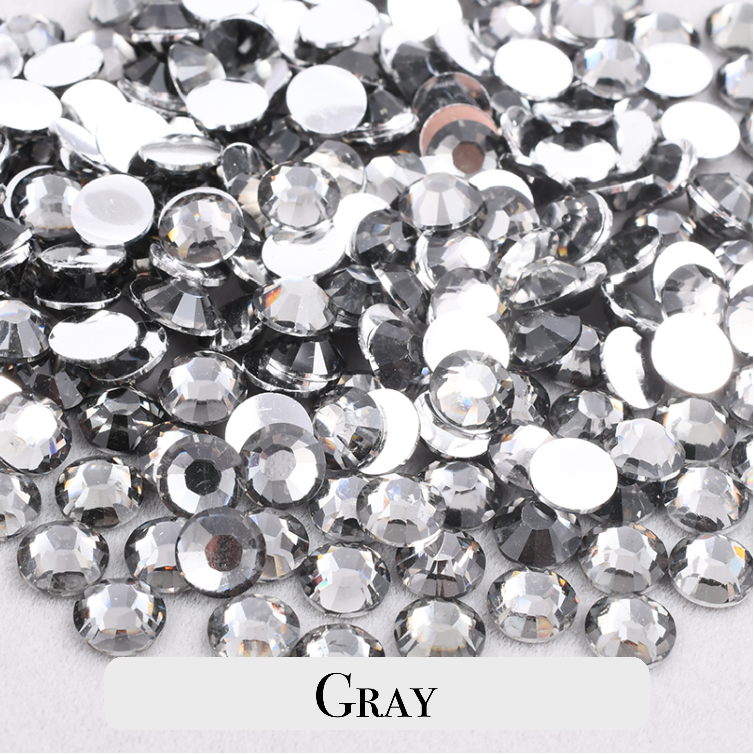 Mix Size Silverback Classic Resin Rhinestones