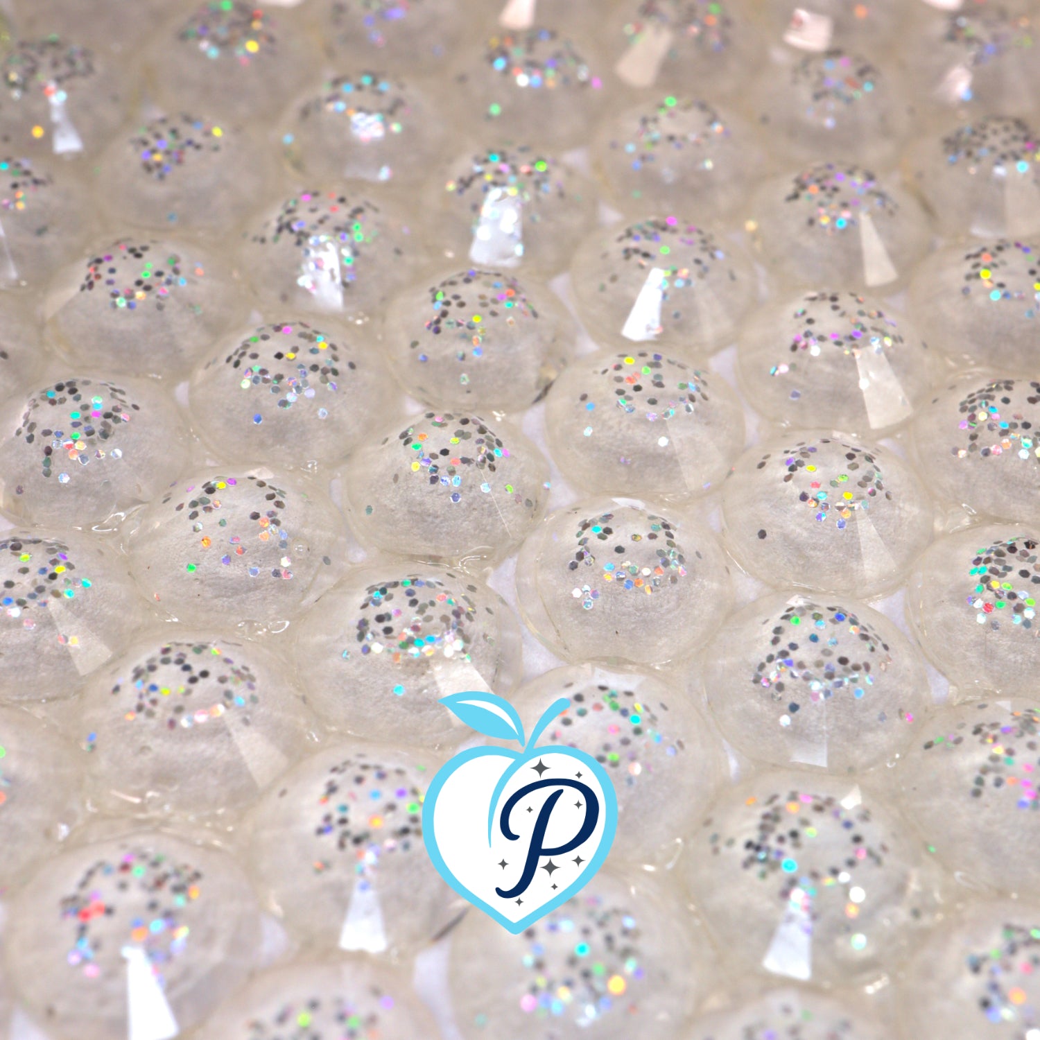 Glitter Holo Resin Rhinestones – Sizes 3mm, 4mm & 5mm – Flatback Craft Crystals – Ideal for Tumblers & DIY