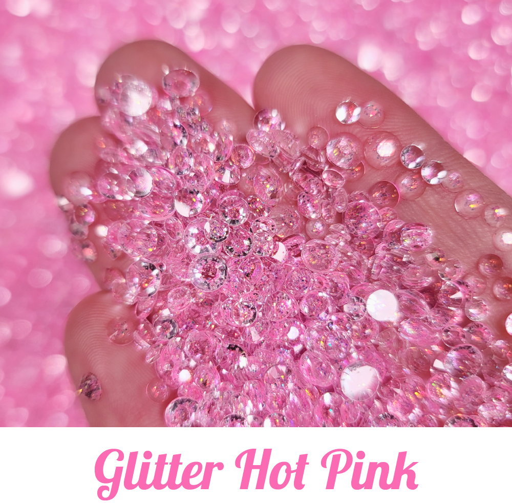 Glitter Resin Rhinestone Scoops