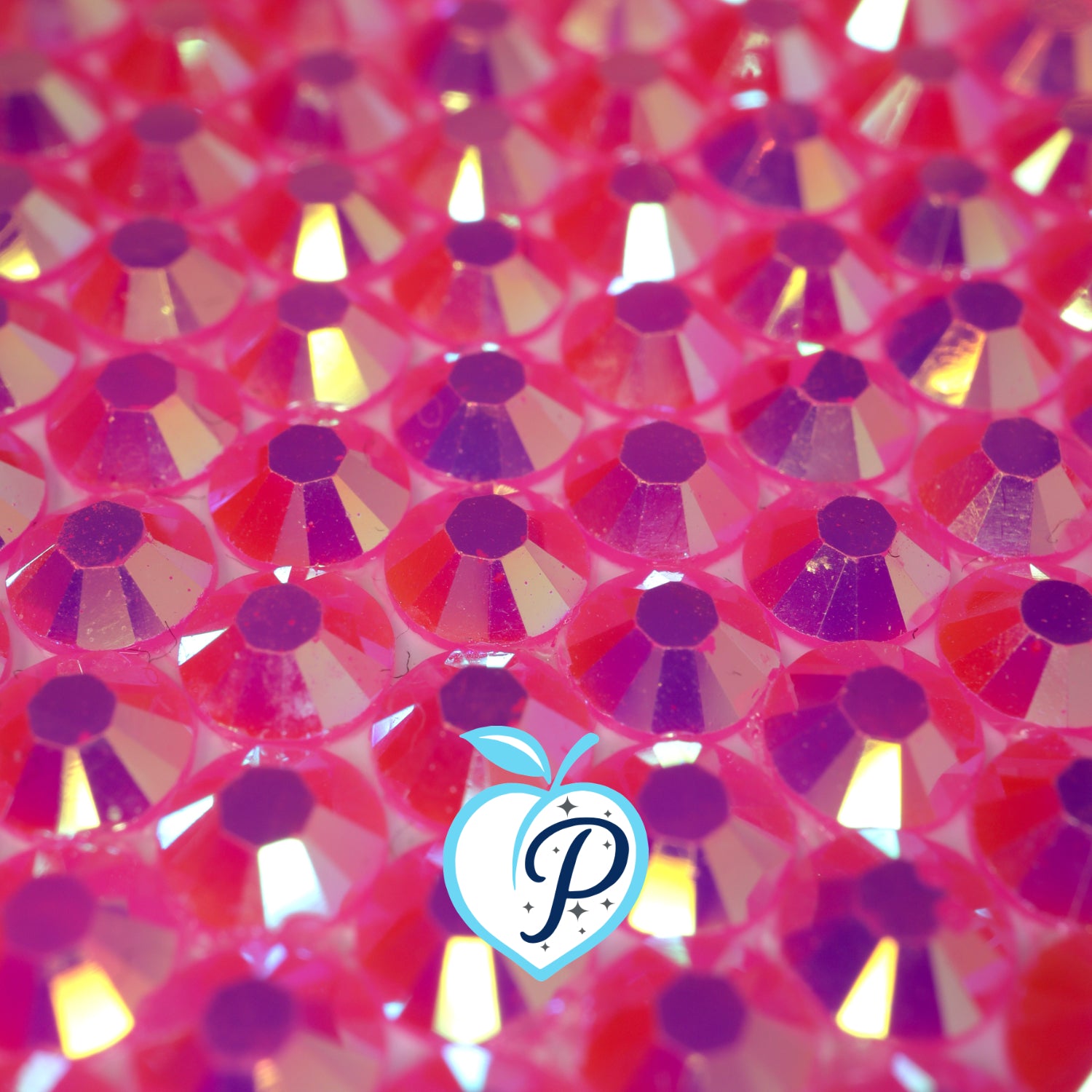 Jelly Hot Pink AB Resin Rhinestones – Sizes 2mm, 3mm, 4mm & 5mm – Flatback Craft Crystals – Ideal for Tumblers & DIY