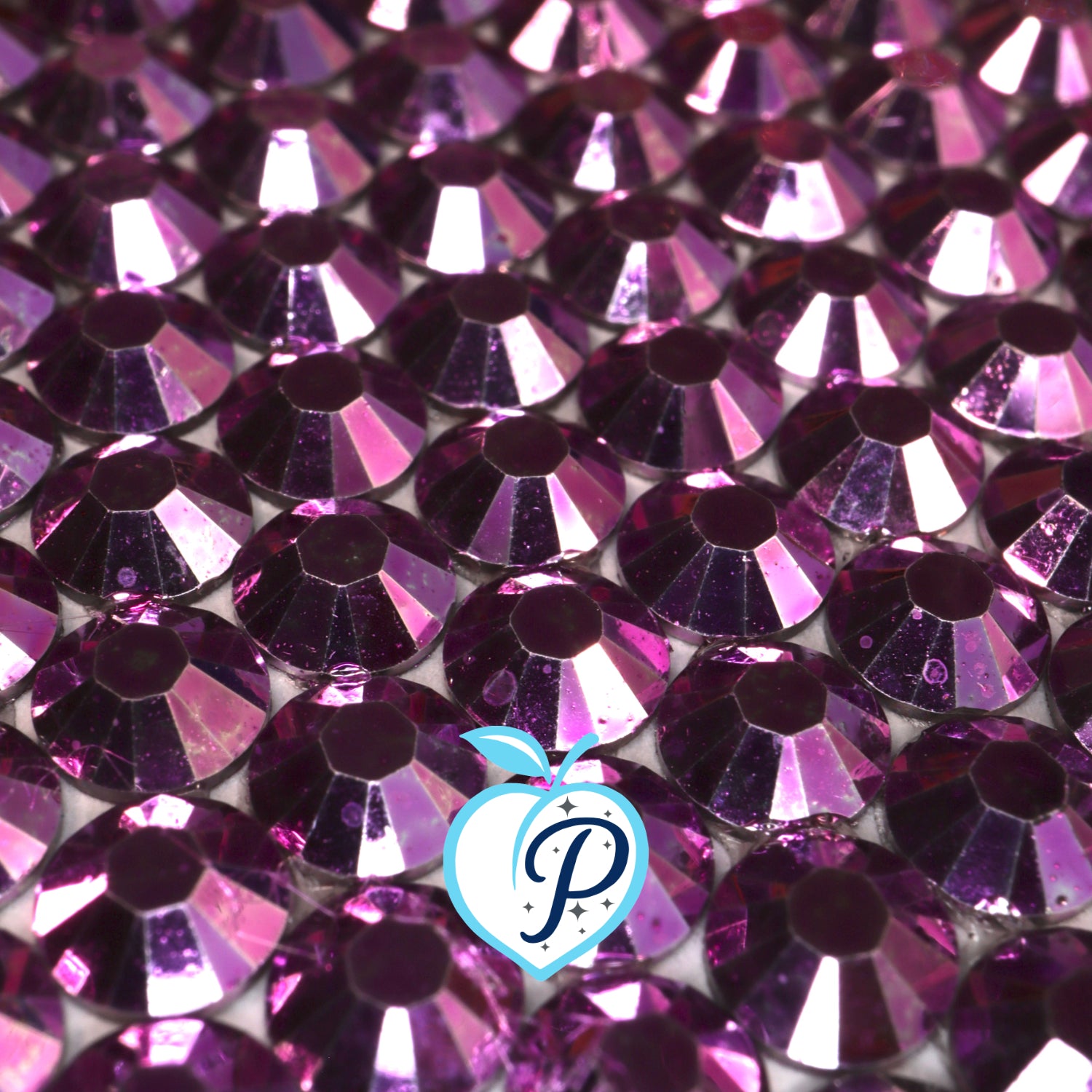 Metallic Hot Pink Resin Rhinestones – Sizes 3mm, 4mm & 5mm – Flatback Craft Crystals – Ideal for Tumblers & DIY