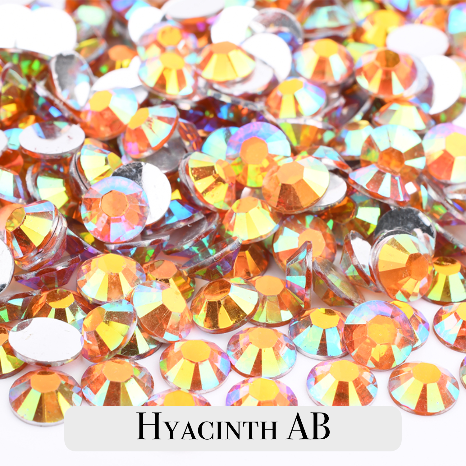 Mix Size Silverback AB Resin Rhinestones