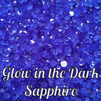 Glow in the Dark Resin Rhinestone Scoops