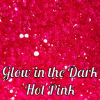 Glow in the Dark Resin Rhinestone Scoops