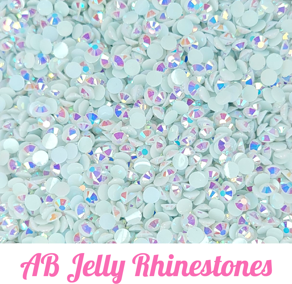 Jelly AB Resin Rhinestone Scoops