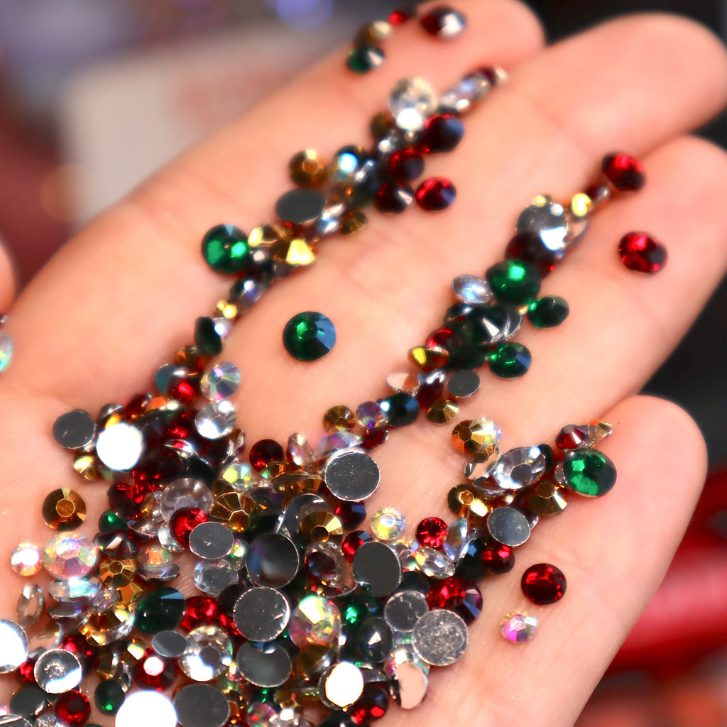 Classic Christmas Rhinestone Mix