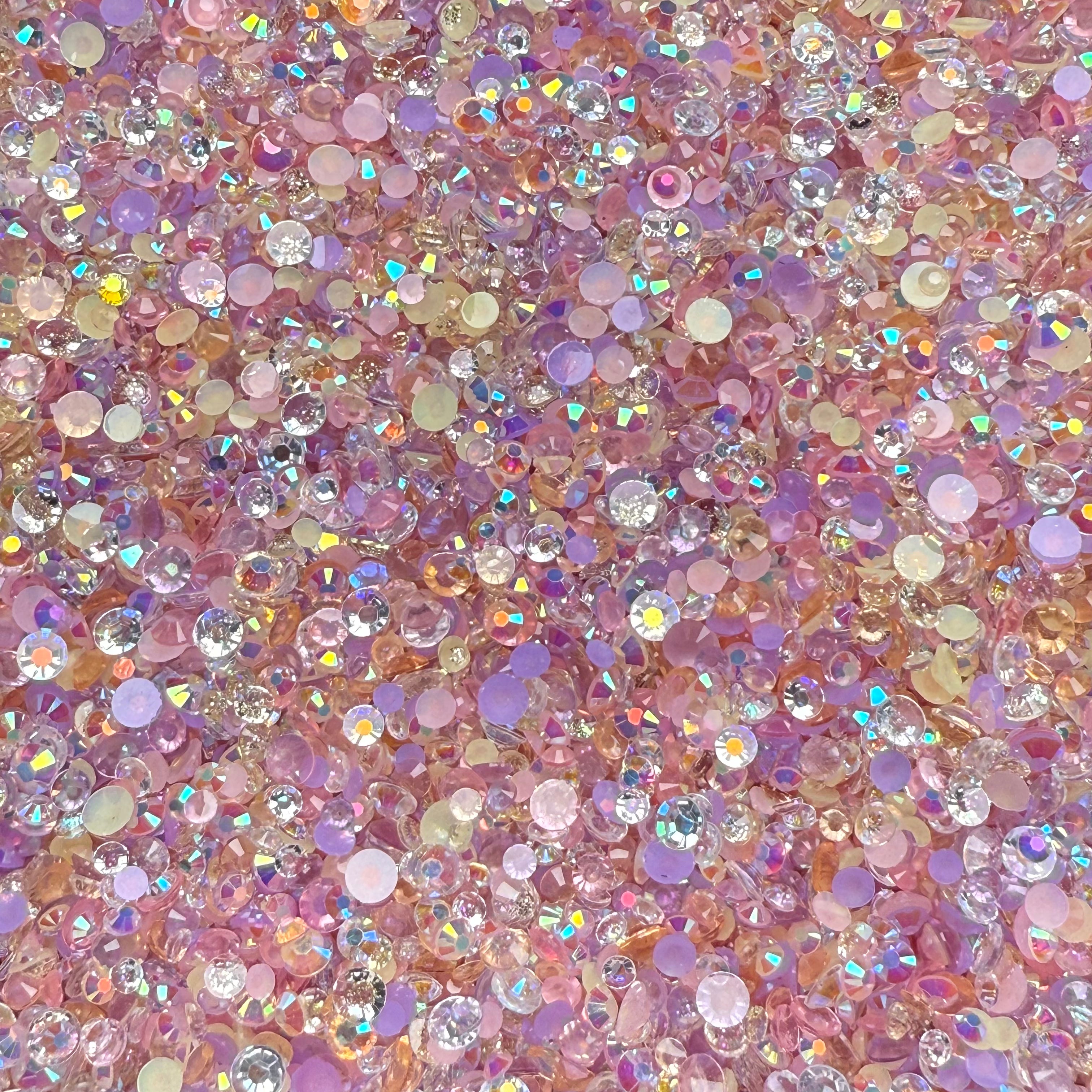 Peachie Sunset Rhinestone Mix