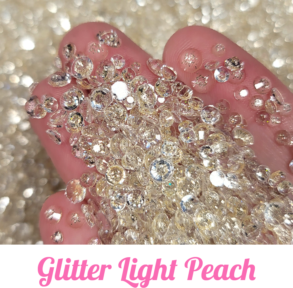 Glitter Resin Rhinestone Scoops