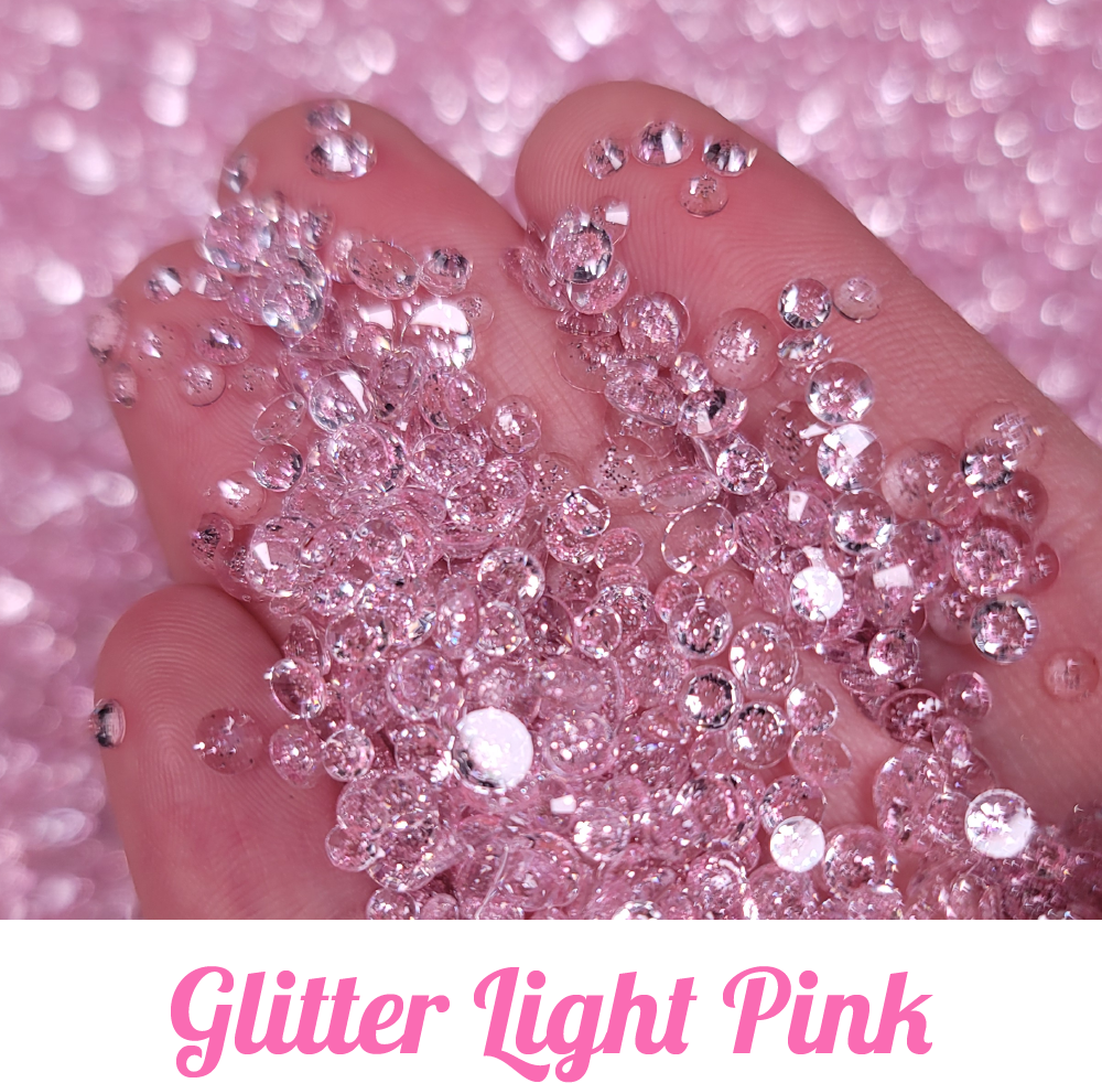 Glitter Resin Rhinestone Scoops