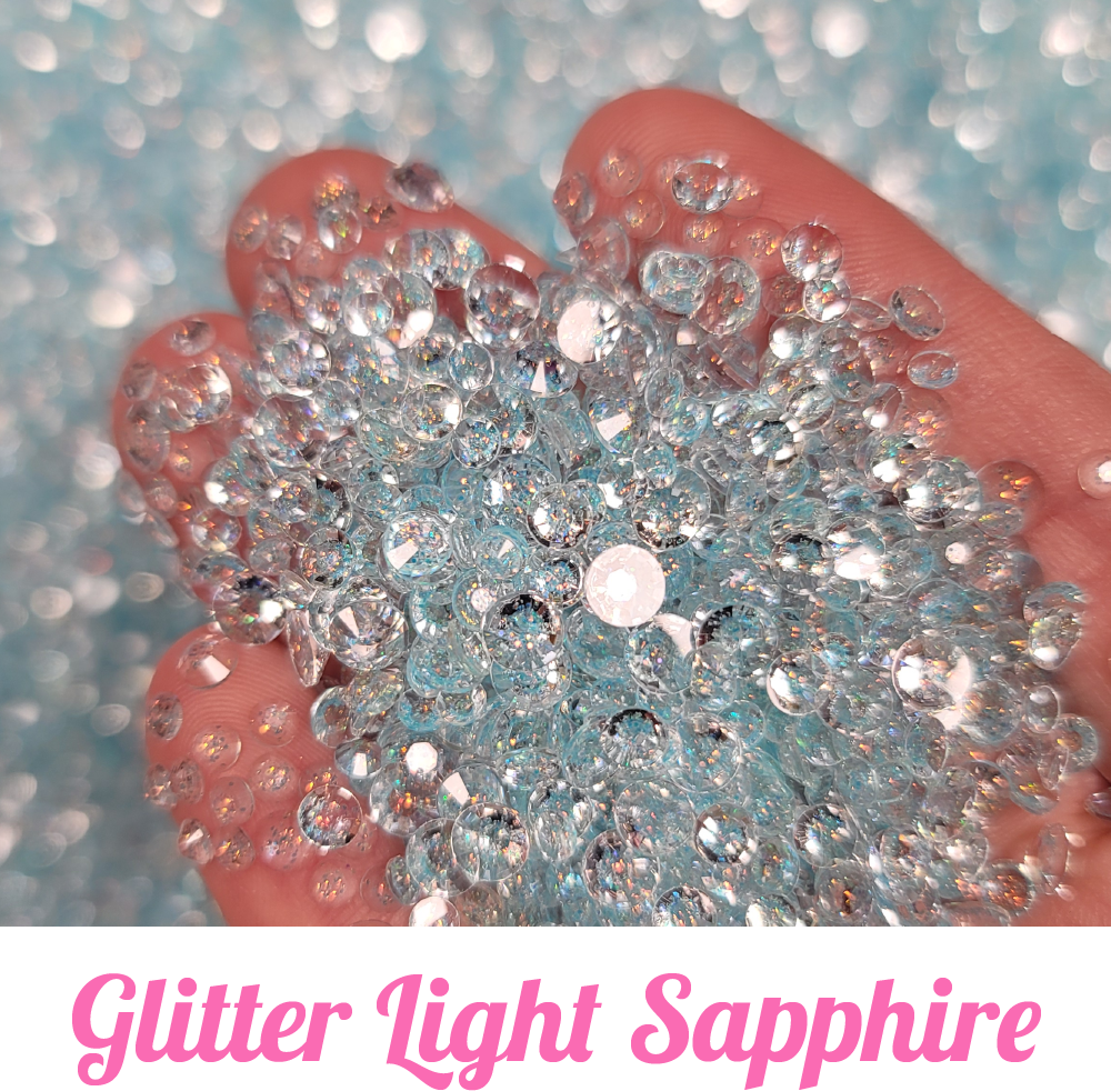 Glitter Resin Rhinestone Scoops