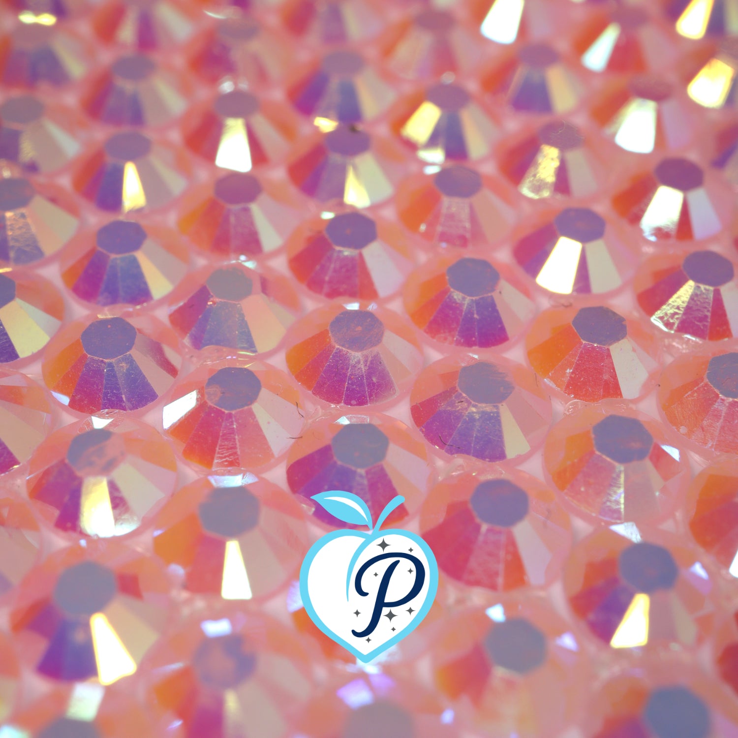 Jelly Light Pink AB Resin Rhinestones – Sizes 2mm, 3mm, 4mm & 5mm – Flatback Craft Crystals – Ideal for Tumblers & DIY