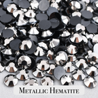 Metallic Resin Rhinestone Scoops