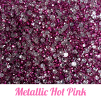 Metallic Resin Rhinestone Scoops